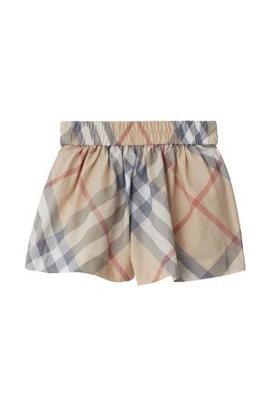 shorts in cotone beige BURBERRY KIDS | 8089751A2205